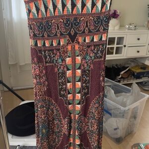 Colorful Geometric Patterned Skirt